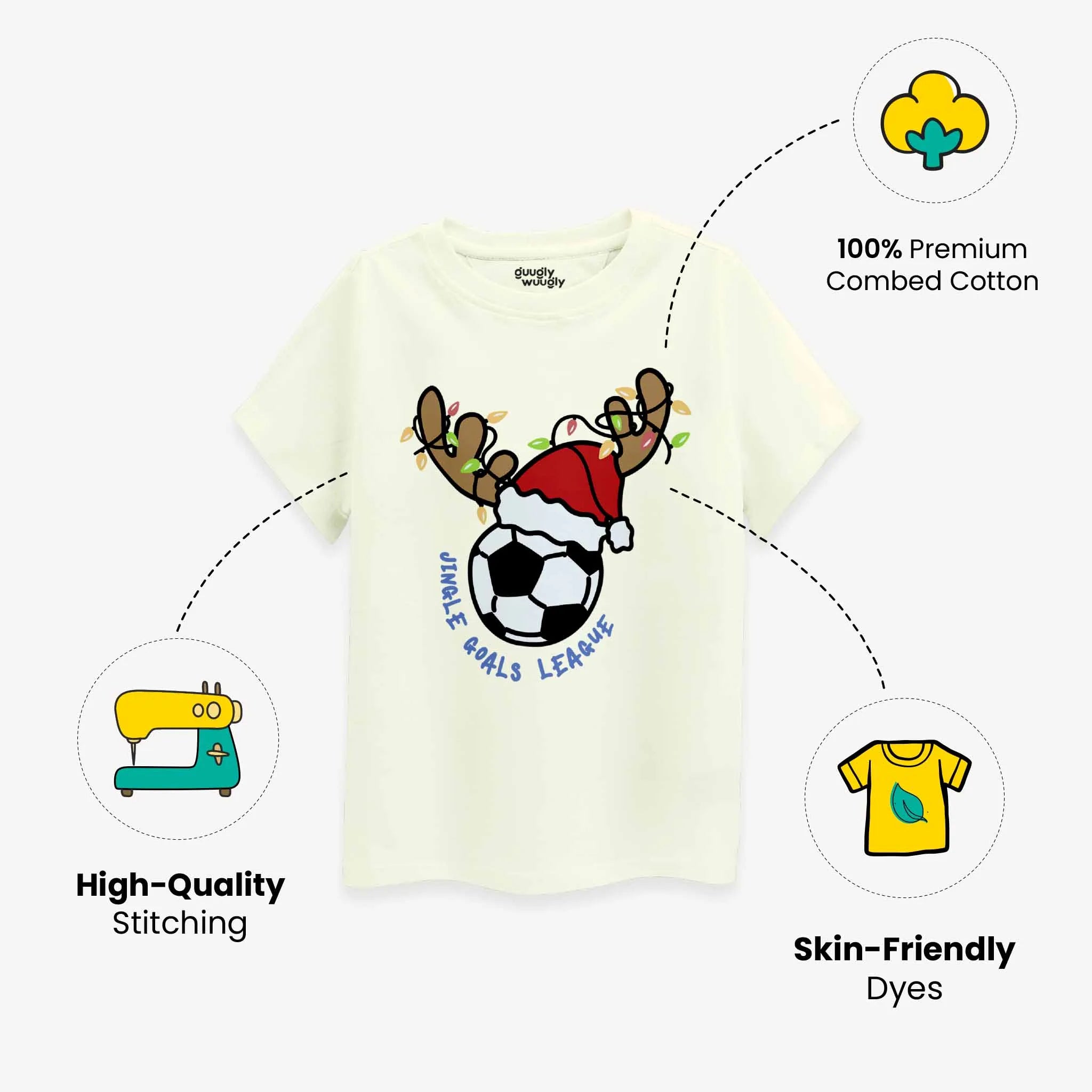 MiniSoft Cotton  Tee –  Jingle Goals League