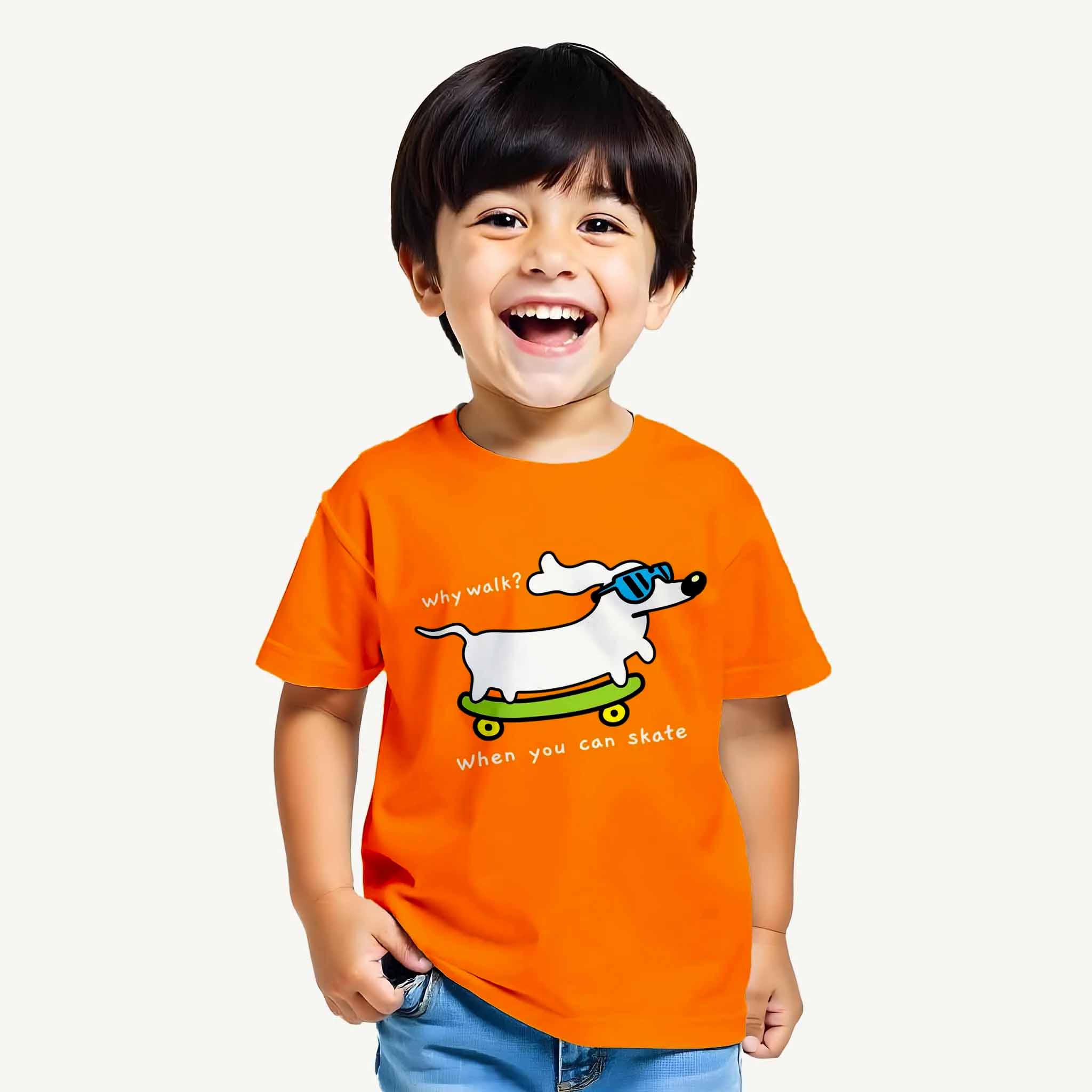 MiniSoft Cotton Tee – Skater Pup