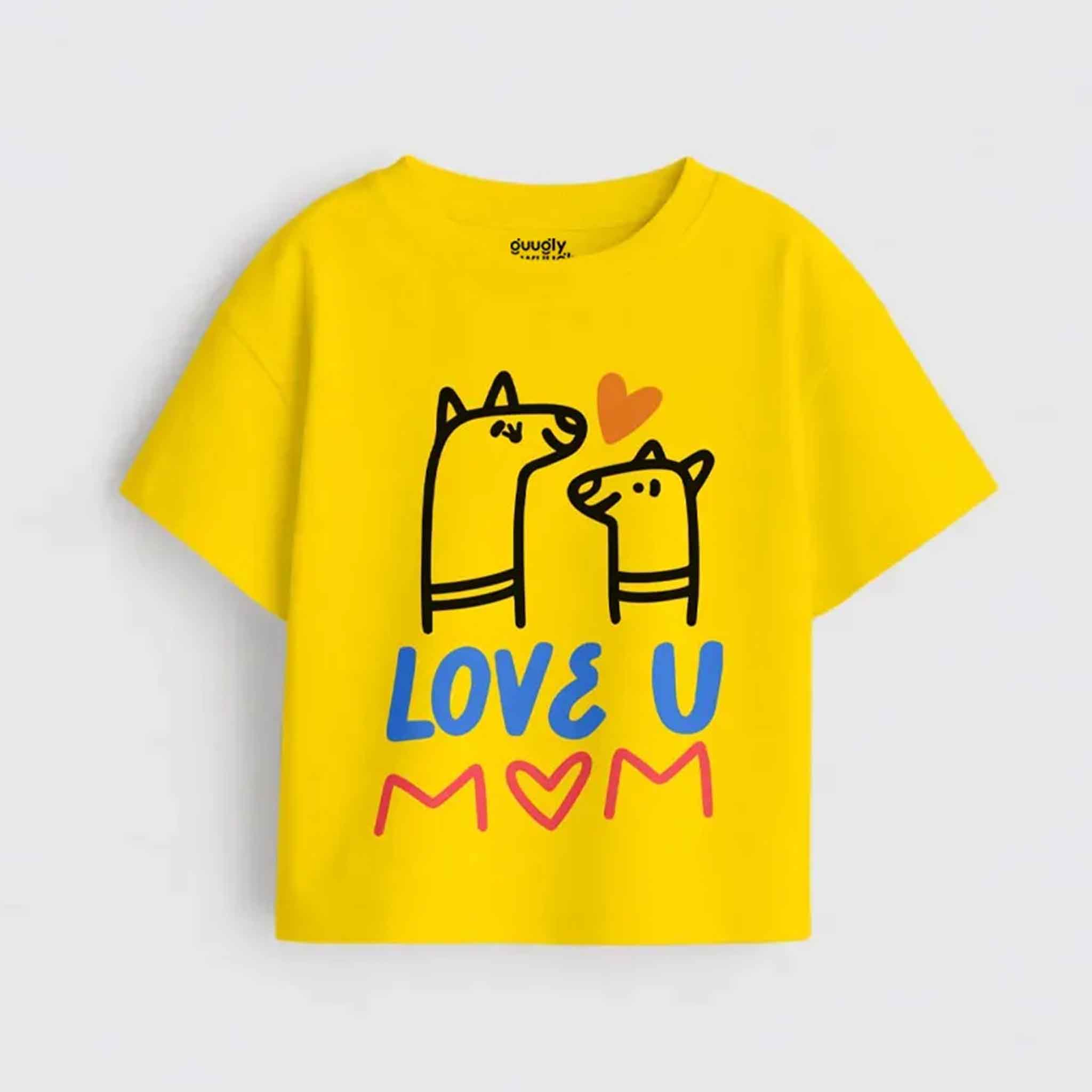 MiniSoft Cotton Tee – Love U Mom