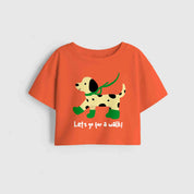 MiniSoft Cotton Crop Top – Walk Time