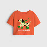 MiniSoft Cotton Crop Top – Walk Time