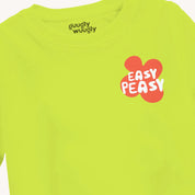 MiniSoft Cotton Crop Top – Easy Peasy  Neon