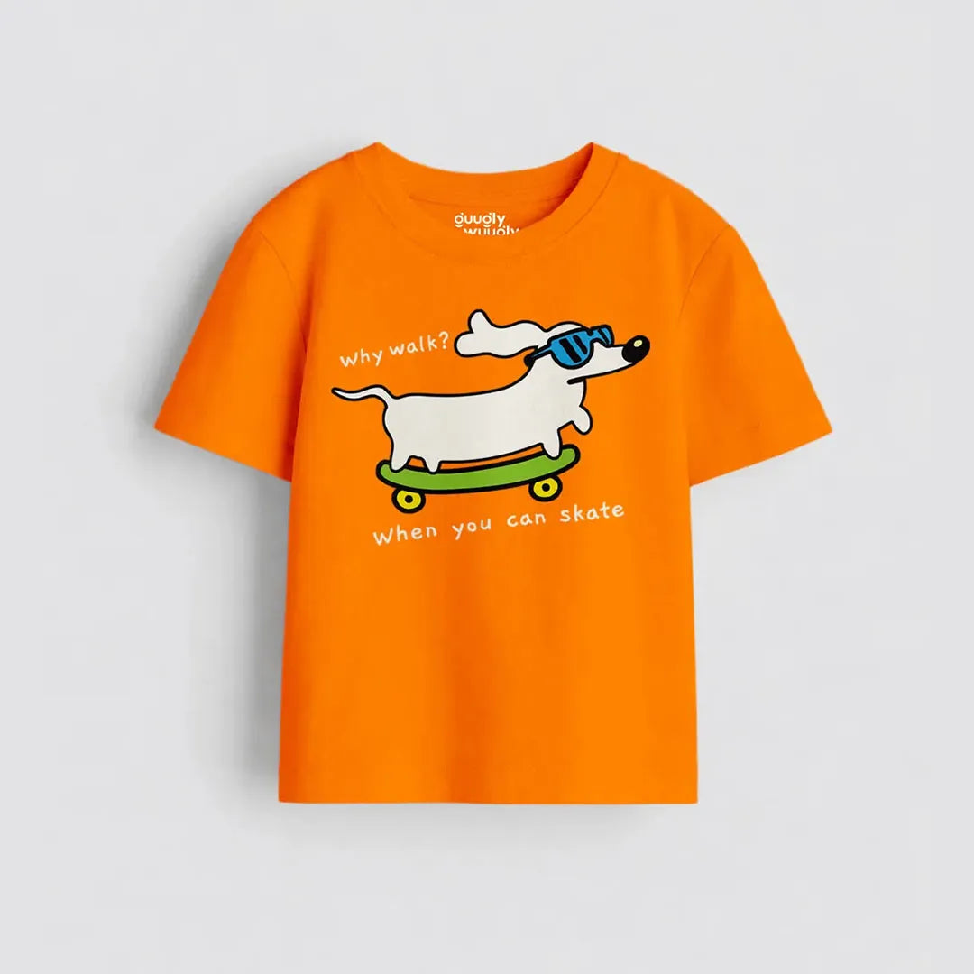 MiniSoft Cotton Tee – Skater Pup