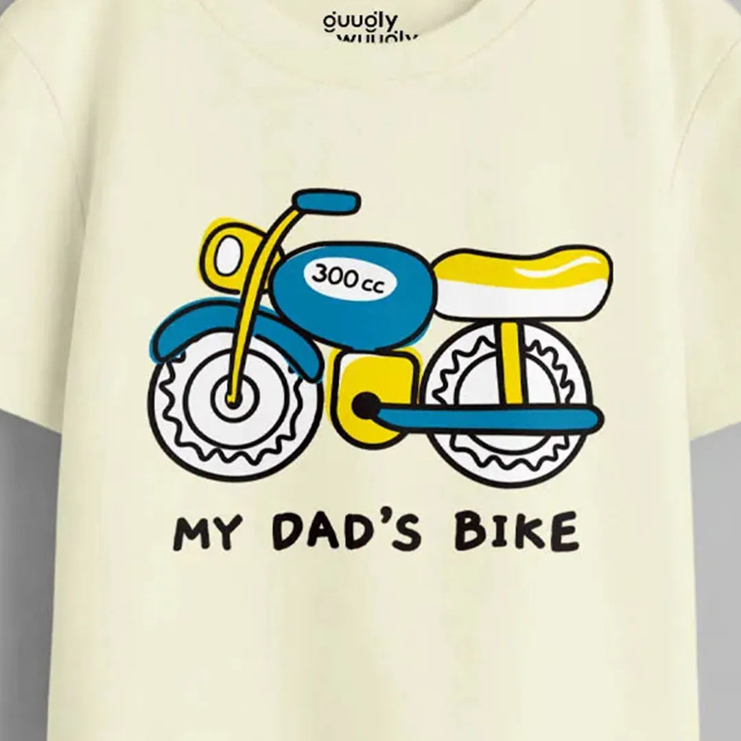 MiniSoft Cotton Tee – Dad’s Bike Ride