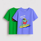 Boys-Pack Of 2 Minisoft Cotton Tees