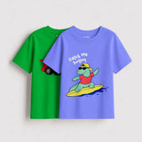 Boys-Pack Of 2 Minisoft Cotton Tees