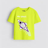 MiniSoft Cotton Tee – My Space Neon