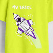 MiniSoft Cotton Tee – My Space Neon