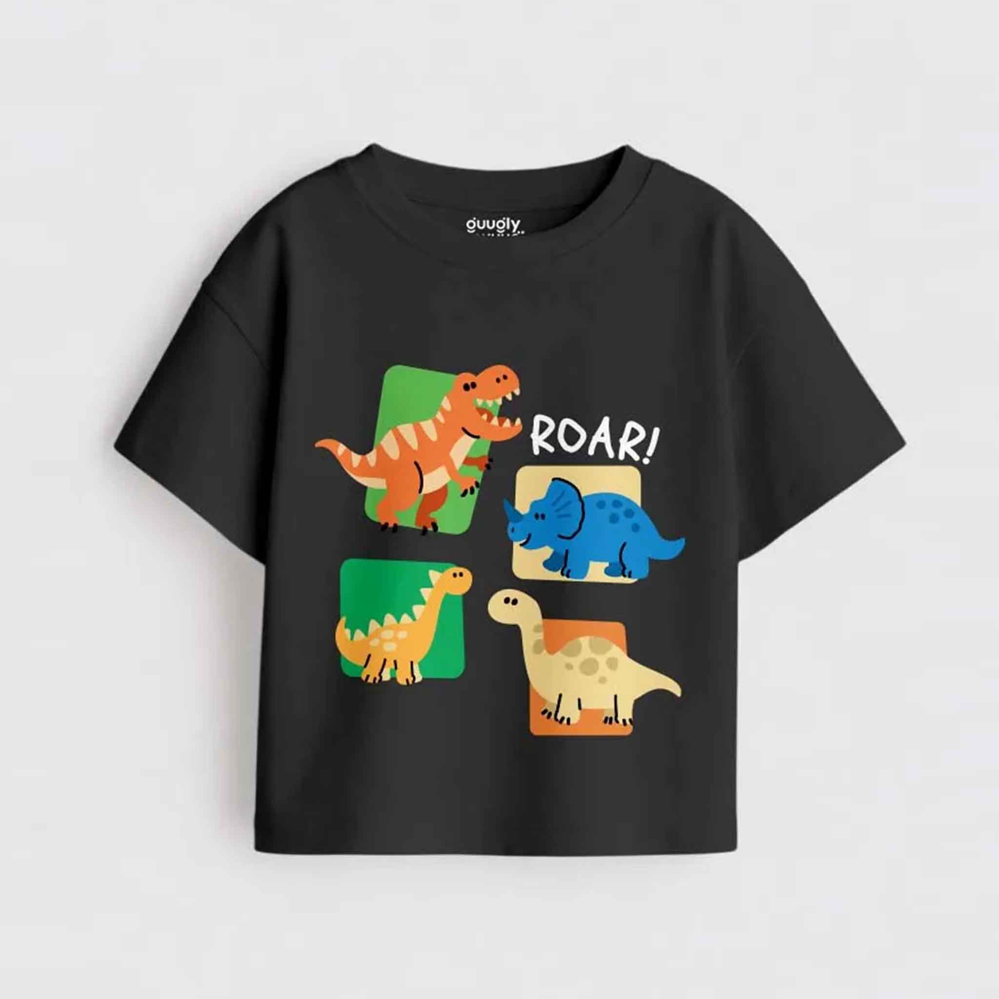 MiniSoft Cotton Tee – Dino Roar