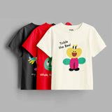 Girls - Pack Of 3 Minisoft Cotton Tees