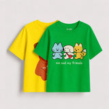 Girls - Pack Of 2 Minisoft Cotton Tees
