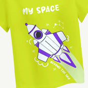 MiniSoft Cotton Tee – My Space Neon