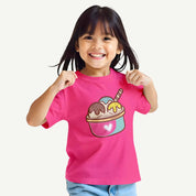 Girls Ice-Cream Pink T-shirt