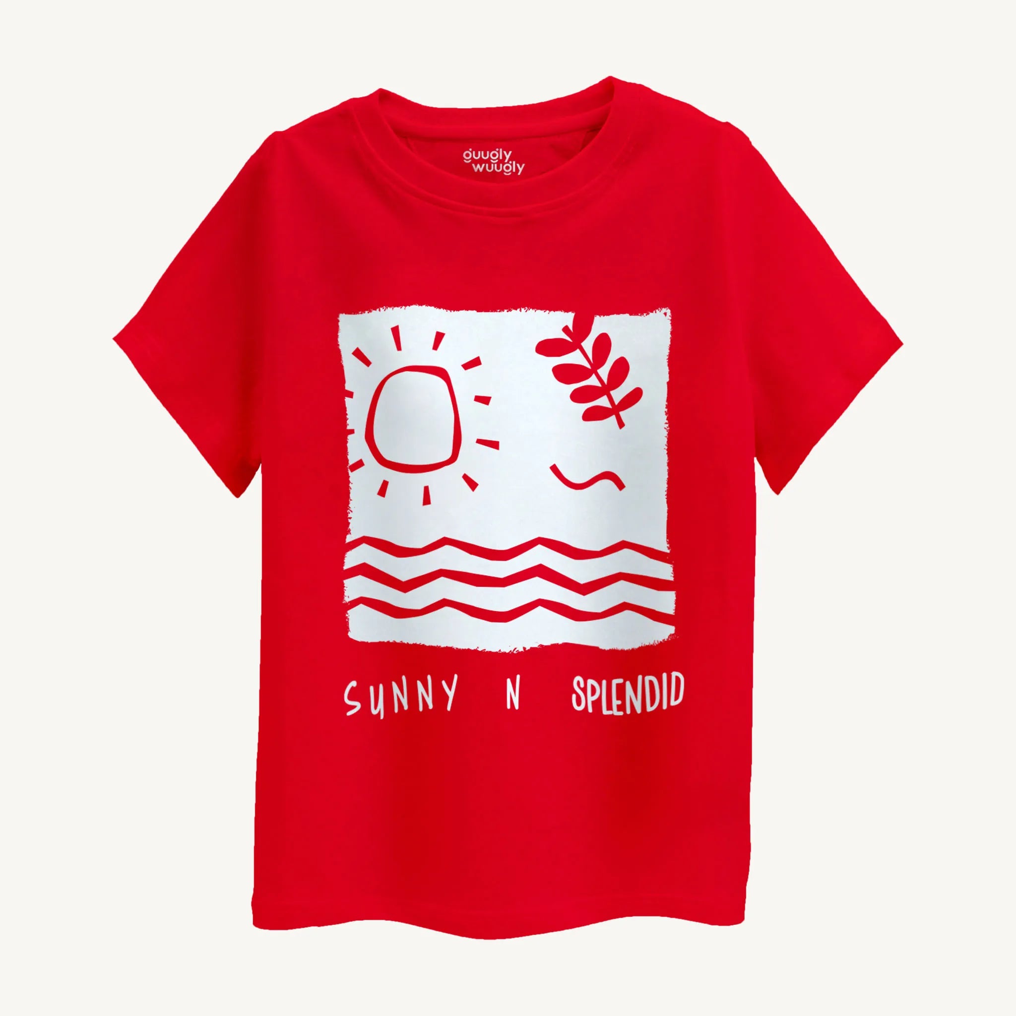 Boys' Red Beach T-Shirt