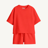 PlaySoft Cotton Co-ord – Classic Red