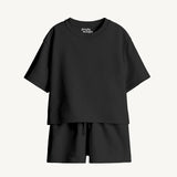 PlaySoft Cotton Co-ord – Classic Black