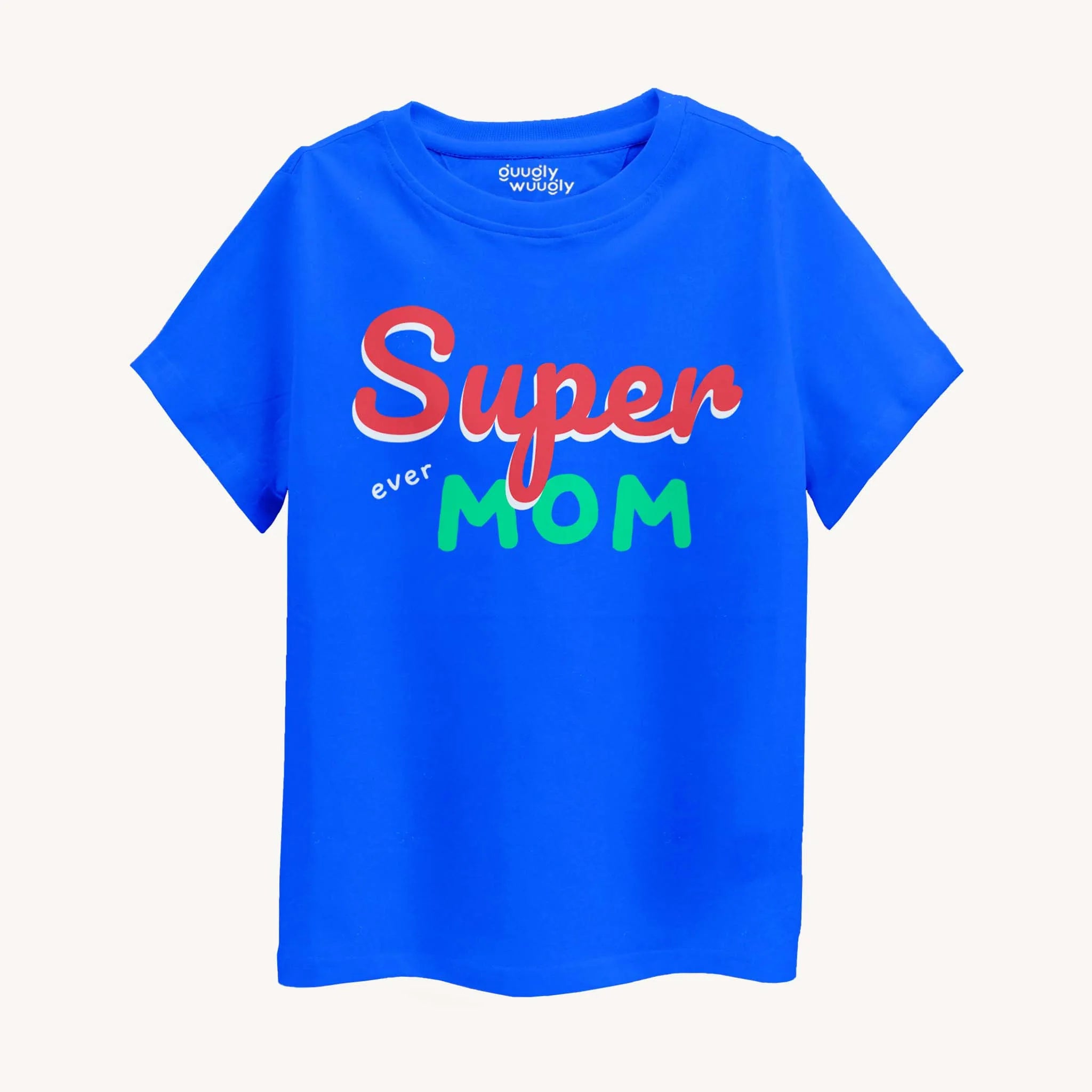 Boys Super Ever Mom T-shirt