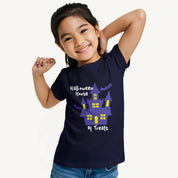 Girls Halloween House T-shirt