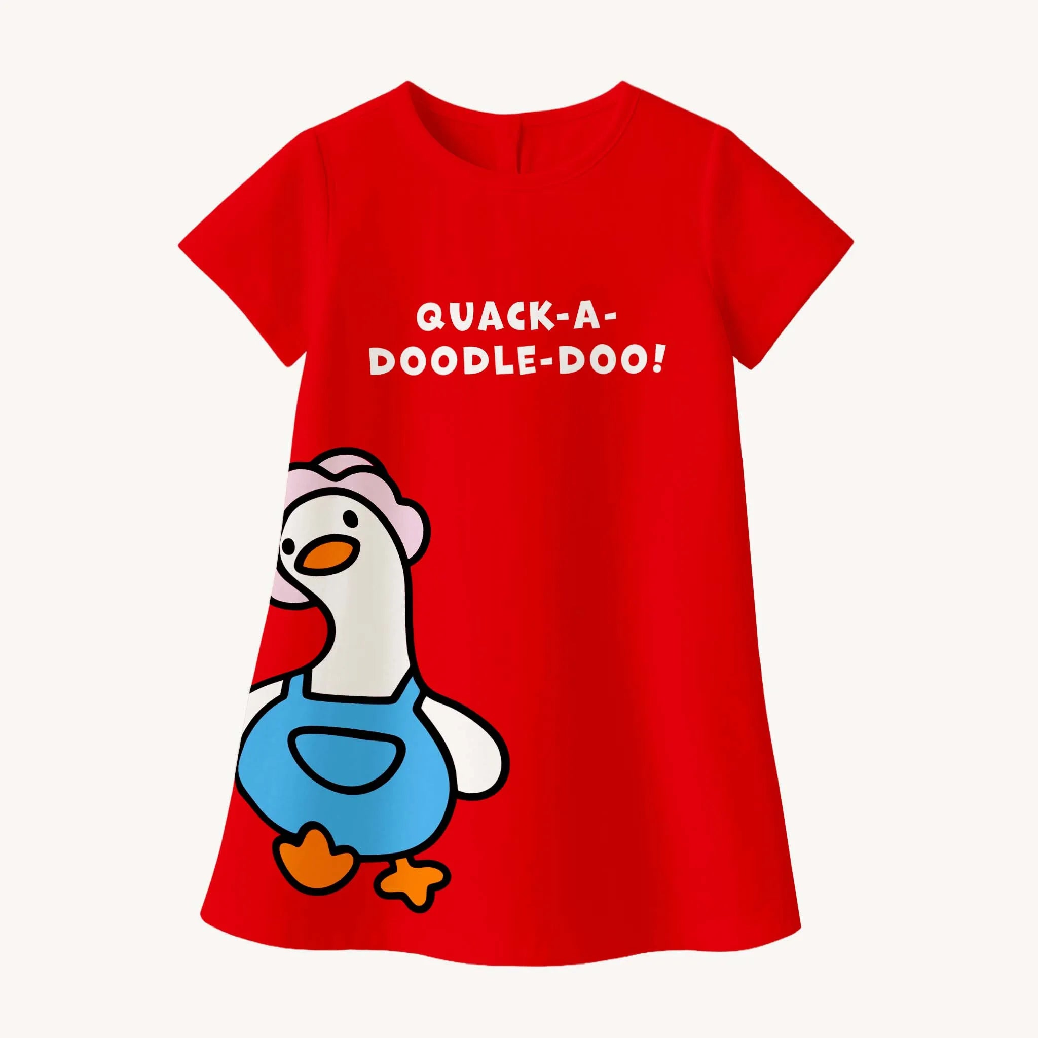 Girls Quack Doodle A Line Dress