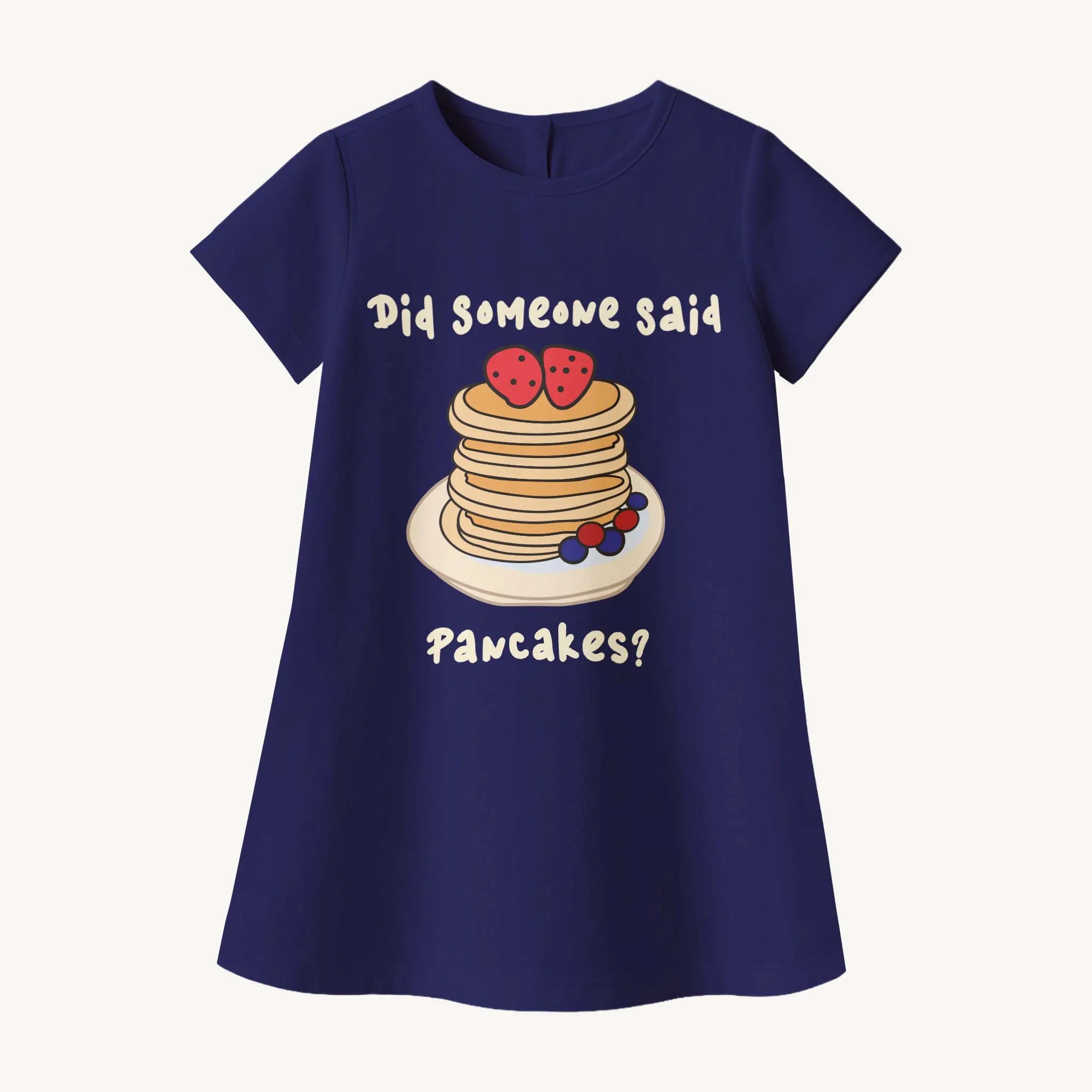 Girls Pancakes A Line Dress