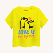 Boys Love U Mom T-shirt