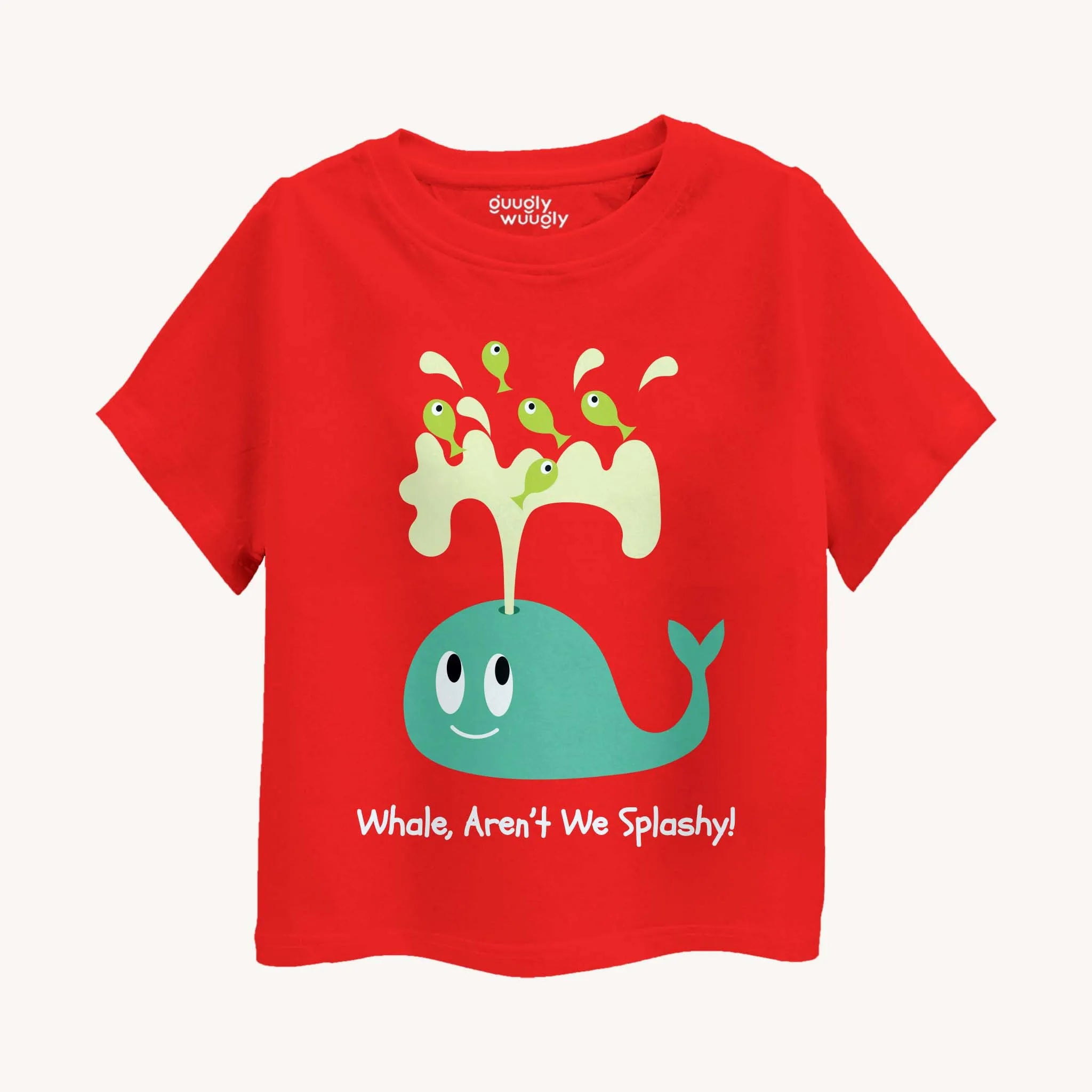 Girls Whale Splash T-shirt