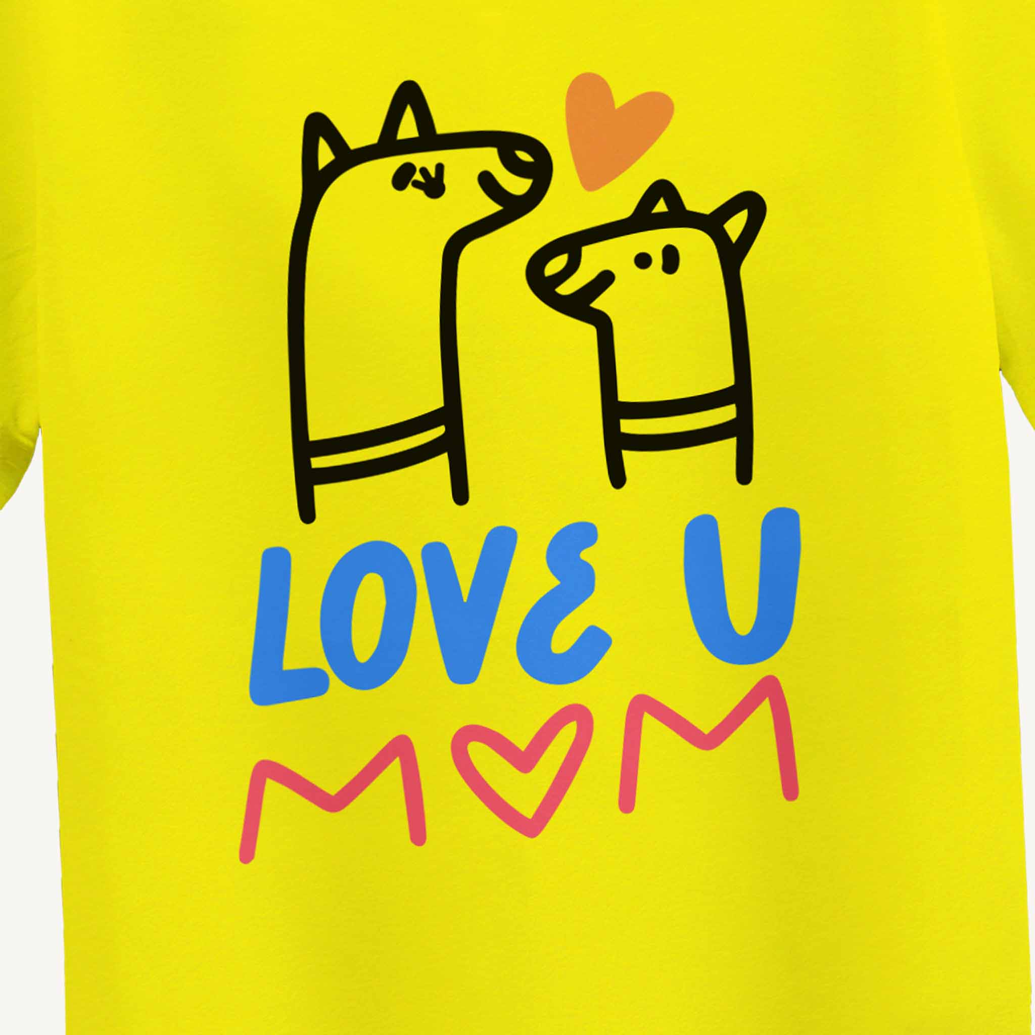 Boys Love U Mom T-shirt
