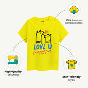 Boys Love U Mom T-shirt
