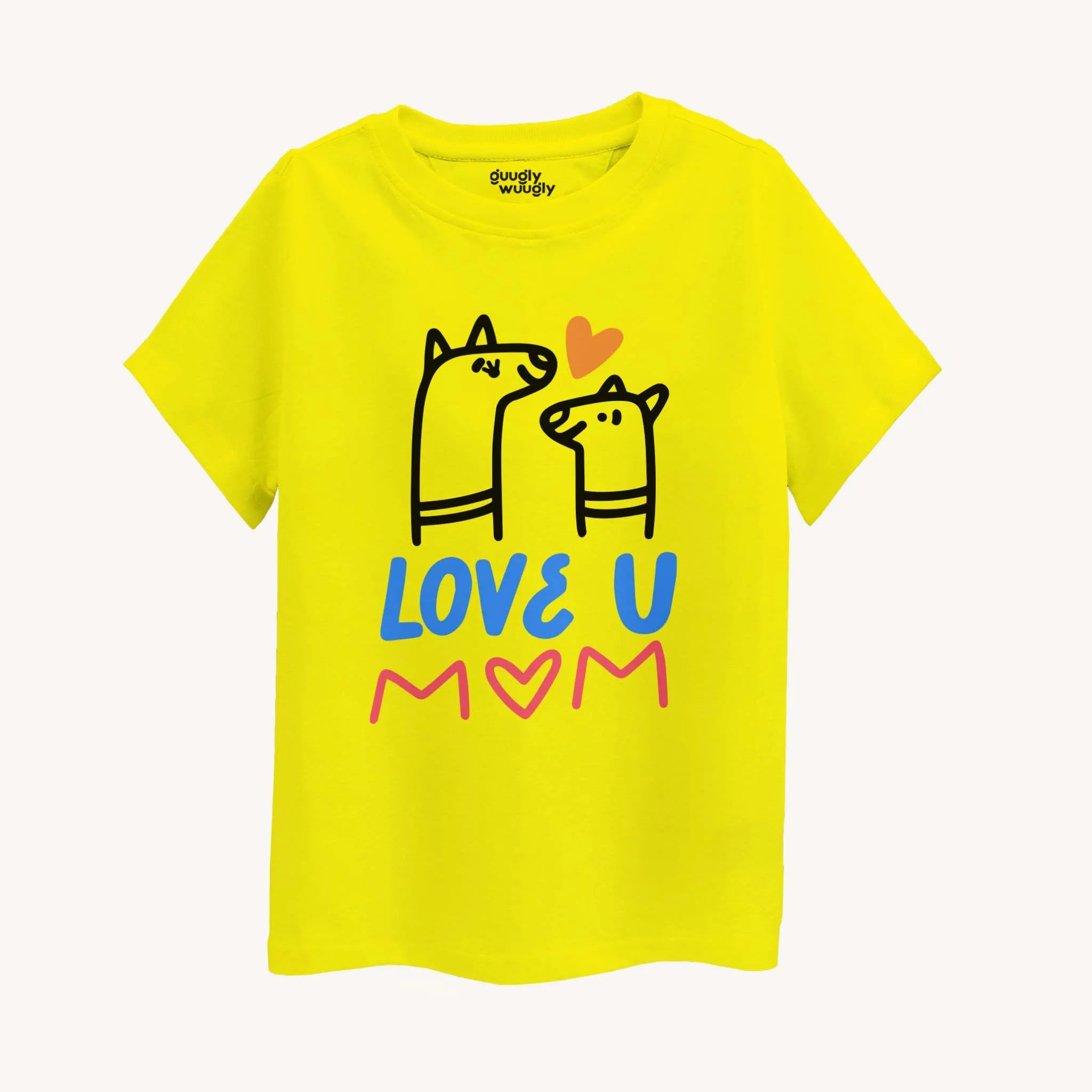 Boys Love U Mom T-shirt