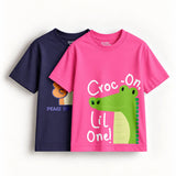 Boys-Pack Of 2 Minisoft Cotton Tees