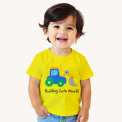 Boys Building Cute World T-shirt