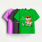 Boys - Pack Of 3 Minisoft Cotton Tees