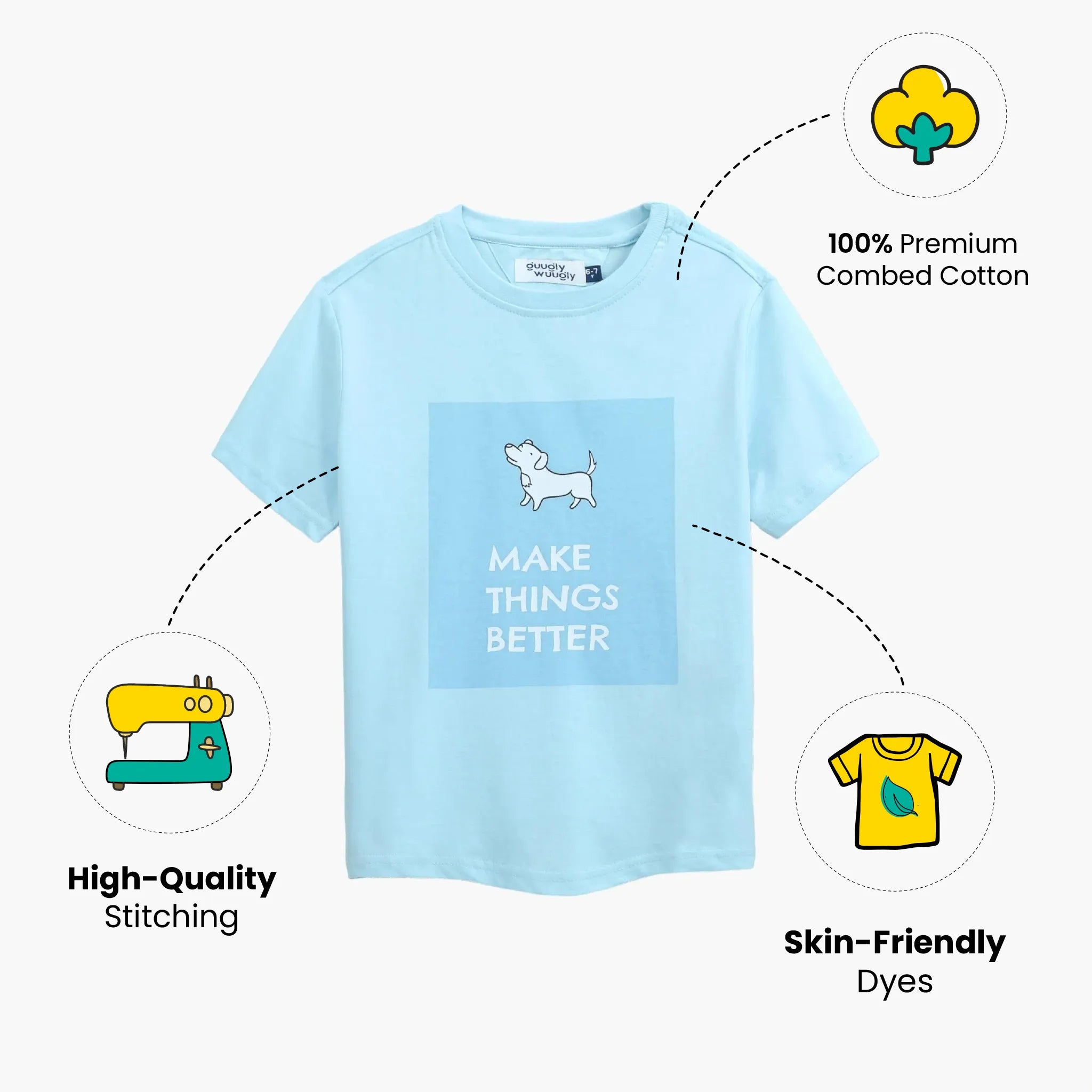 Boys-Make-Things-Better-Blue-T-shirt-Features
