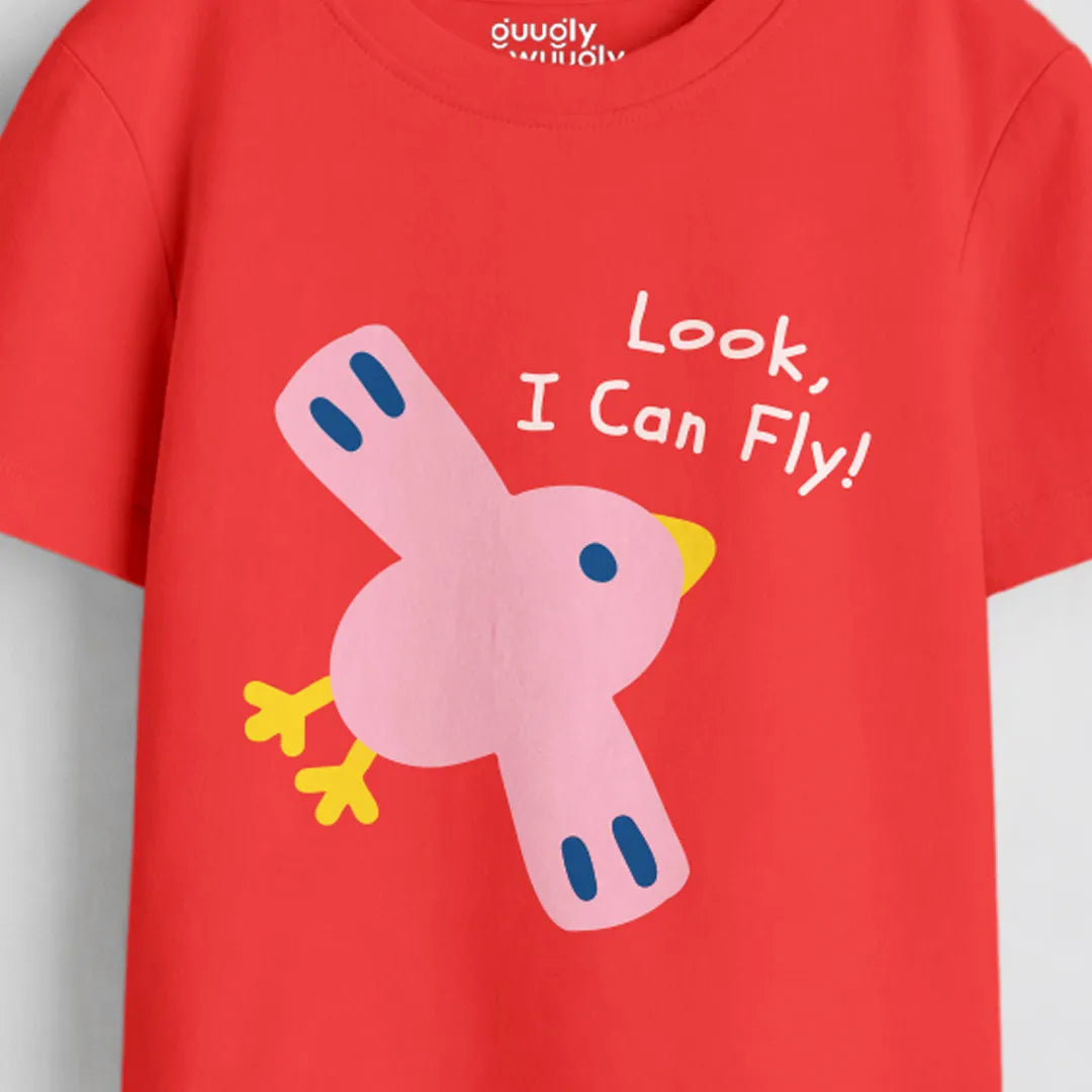 MiniSoft Cotton Tee – I Can Fly