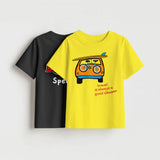 Boys-Pack Of 2 Minisoft Cotton Tees