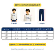 Boys White & Sky Blue SleepSoft Cotton Nightsuit – Speed Racer