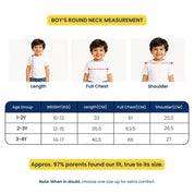 Kids t-shirt size chart | Guugly Wuugly