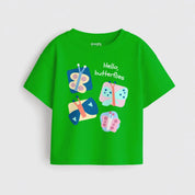 MiniSoft Cotton Tee – Hello Butterflies