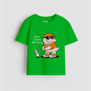 MiniSoft Cotton Tee – Golfer Croc Swing