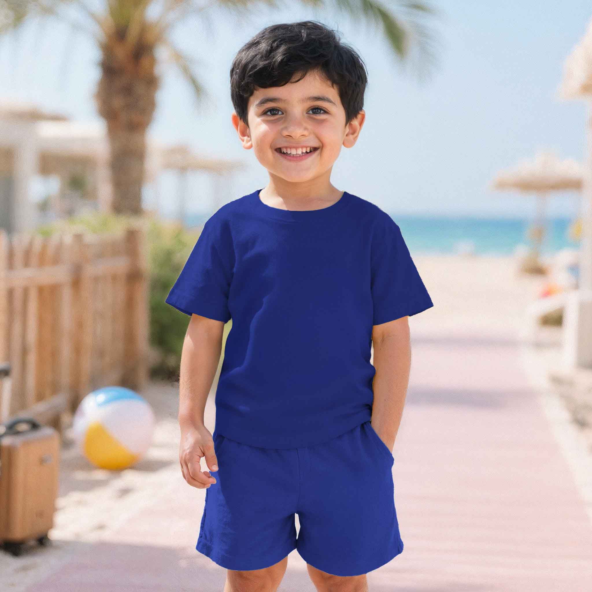 Boys Toddler Navy Blue Coord Set
