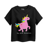 MiniSoft Cotton Tee – Pink Unicorn