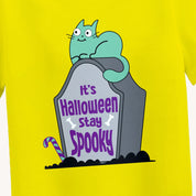 Girls Yellow Spooky T-shirt