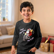 MiniSoft Cotton Full Sleeves Tee – Christmas Ride