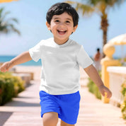 Boys Toddler White & Classic Blue Coord Set