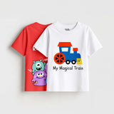 Boys - Pack Of 2 Minisoft Cotton Tees