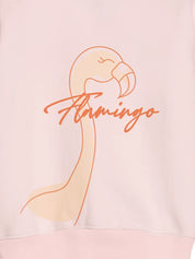 Girls Flamingo Sweatshirt