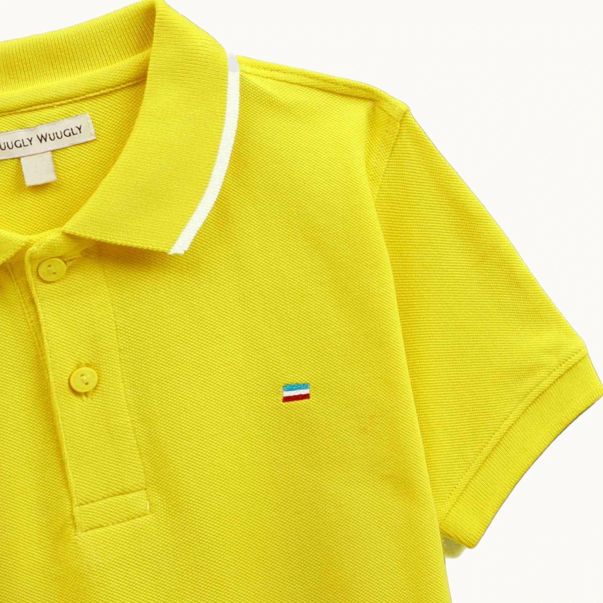 Boys Yellow Polo - Guugly Wuugly