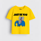 Boys Yellow MiniSoft Cotton Tee – Just Be You