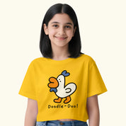 BYOB Girls Doodle-Doo Crop Top