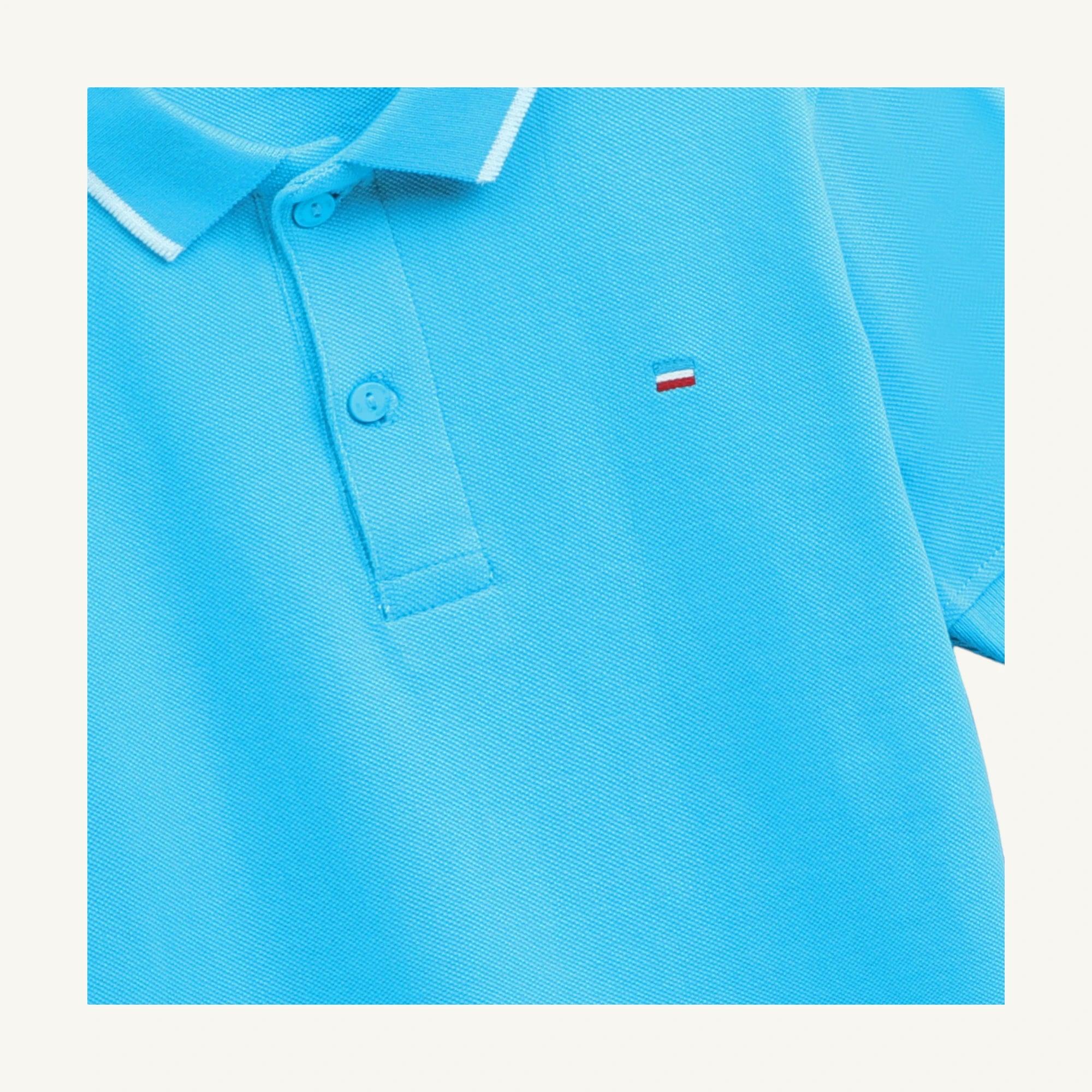 Kids Solid Blue Polo - Guugly Wuugly